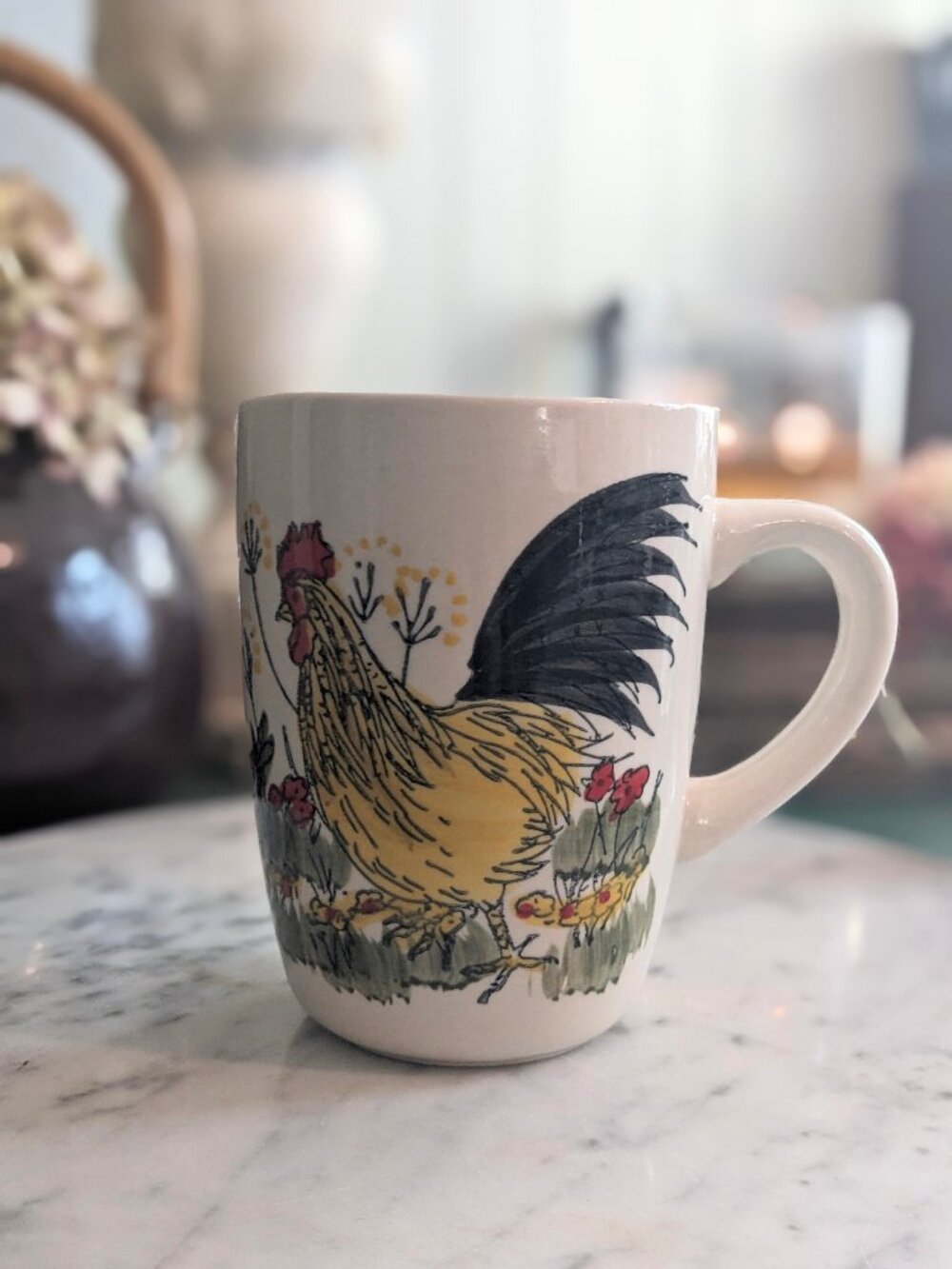 Paula Deen Southern Rooster Mug ~ Farmhouse Cottage Style